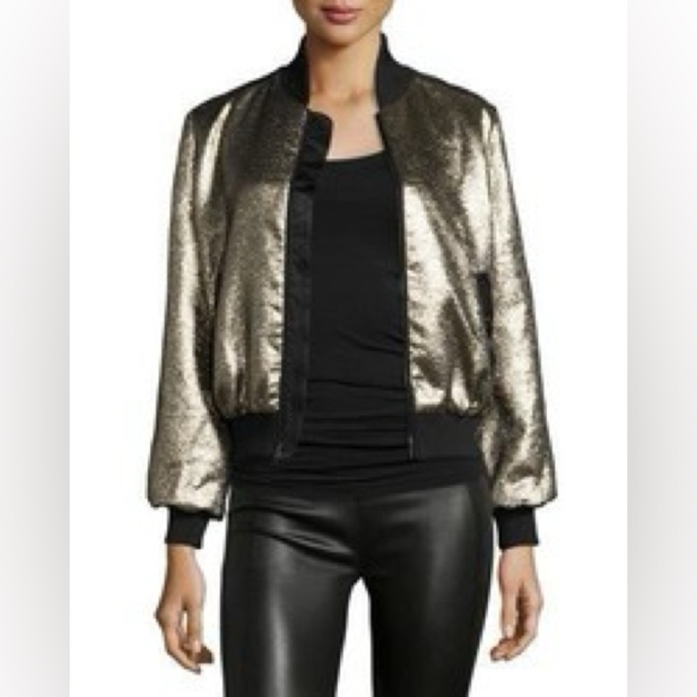 ❤️Cinq a Sept Gold Jacket❤️ - Picture 2 of 2